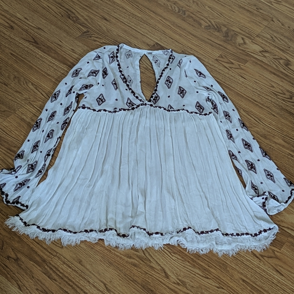 Free people top blouse flowy blouse S / M